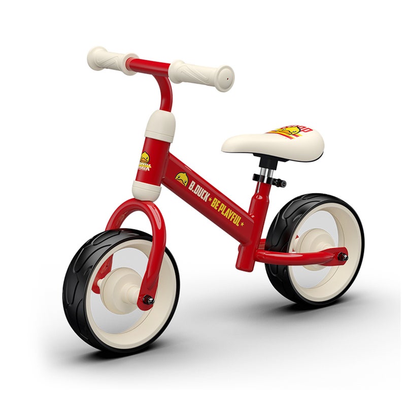 B.Duck - Kids Balance Bike,  height-adjustable saddle, Anti-slip Handle & Wheels, Indoor/Outdoor Ride, Dark Red, 2-5 Y - Image 1